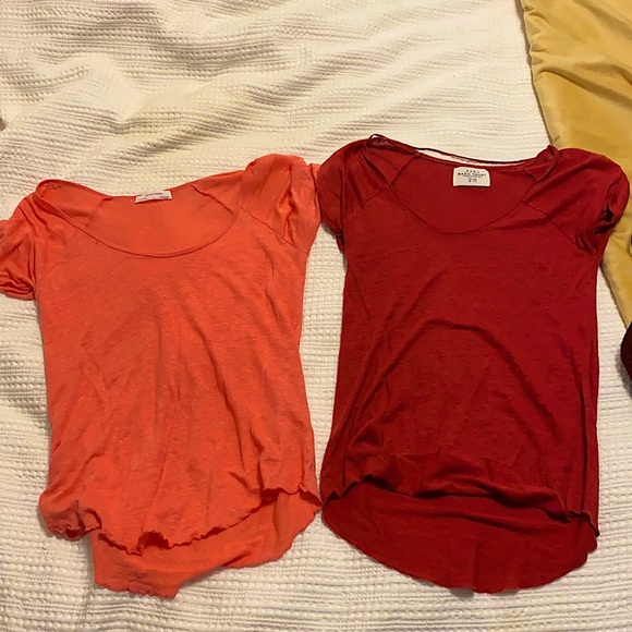 TWO FOR ONE!!! 2x LINEN ZARA T-SHIRTS - Picture 2 of 4